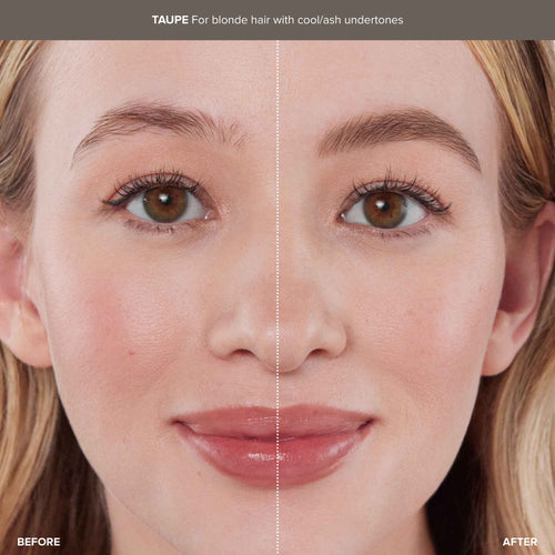 Taupe | Natural & Polished Deluxe Brow Kit - Model Image