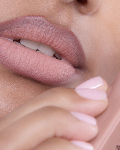 How To Apply: Lip Velvet In Peachy Nude