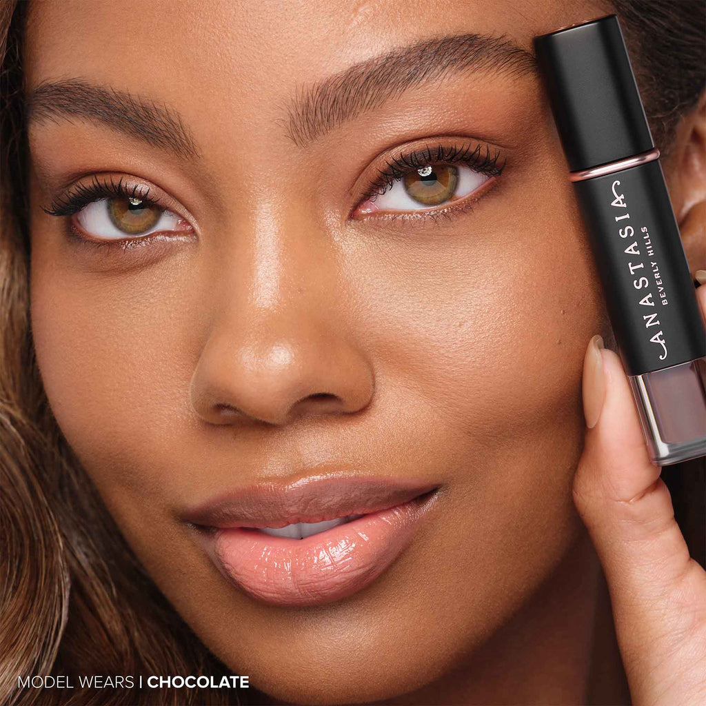 Chocolate | Volumizing Tinted Brow Gel -Model Image